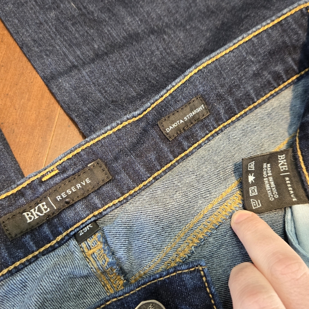 BKE Reserve 29R Dakota Straight Jeans - Picture 8 of 10